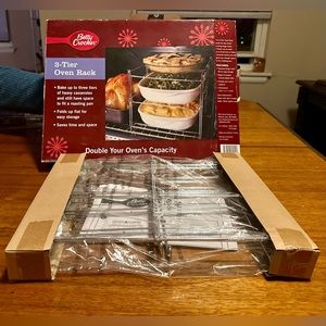 Vintage 3-Tier Oven Rack New in Box